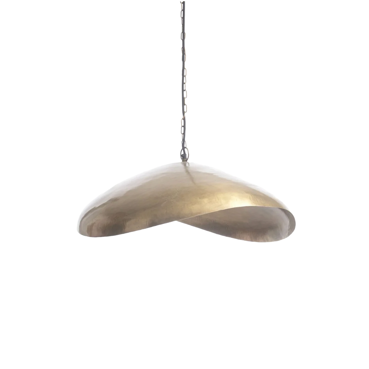THE FORTUNE COOKIE PENDANT - Brass L