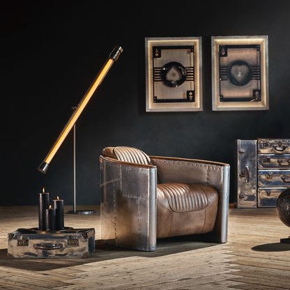 TOM CAT AVIATOR SKINNFÅTÖLJ - Whiskey Spitfire