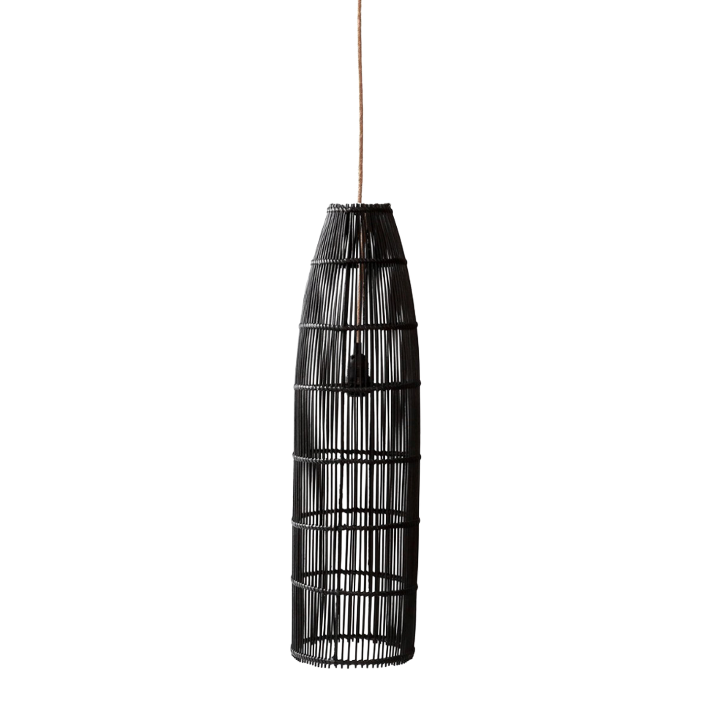 The Fish Trap Pendant - Black - L