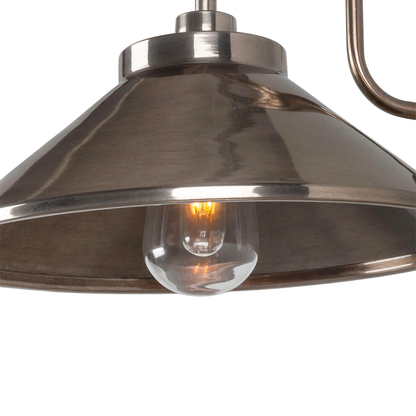 NERISSA -  Brass Swan Neck Wall Light 37.5cm IP65