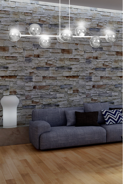 TAKLAMPA ROSSI 8 - Vit 130cm (Special Beställningsvara)