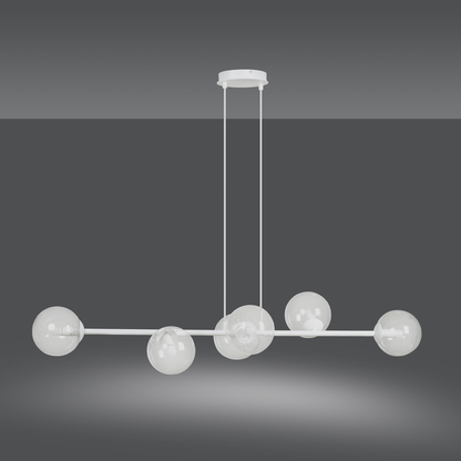 TAKLAMPA ROSSI 6 - Vit 110cm (Special Beställningsvara)
