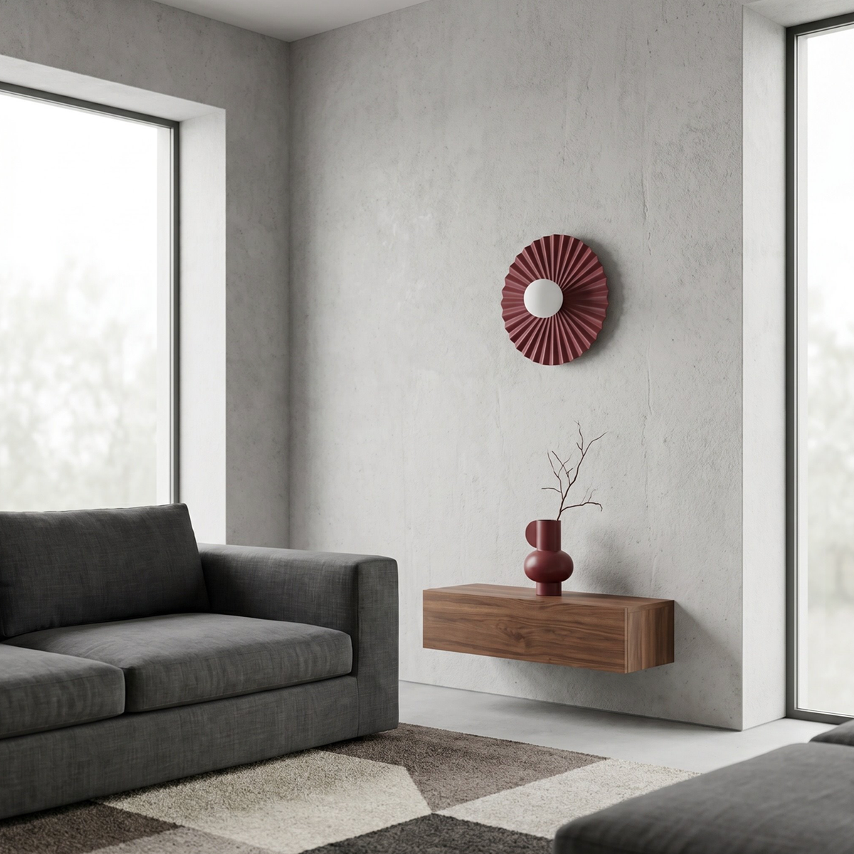 VÄGGLAMPA UMBRA L K1 - D: 35cm