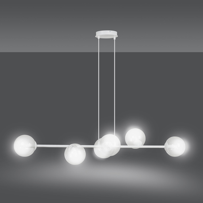 TAKLAMPA ROSSI 6 - Vit 110cm (Special Beställningsvara)