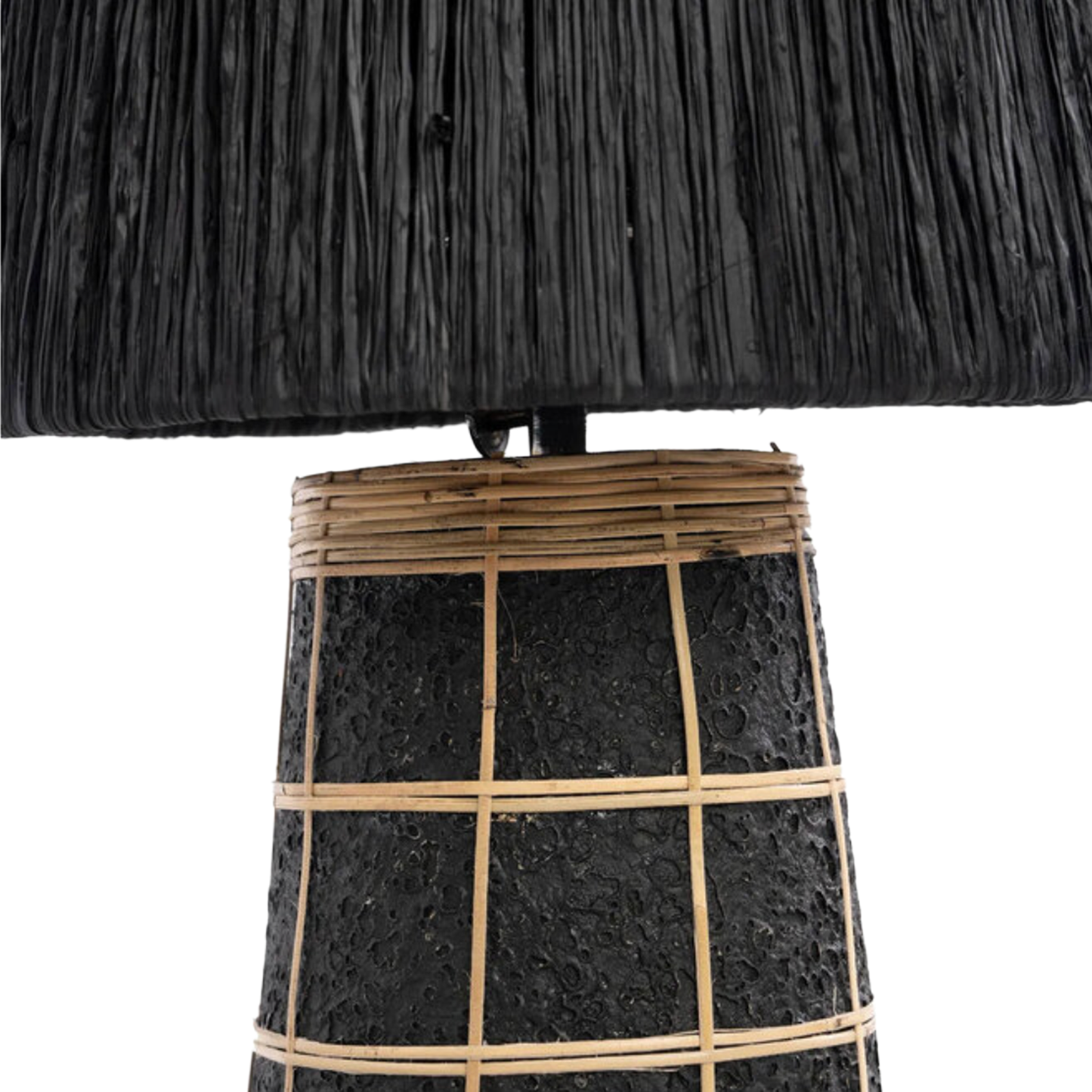 THE NAXOS TABLE LAMP - Black Natural
