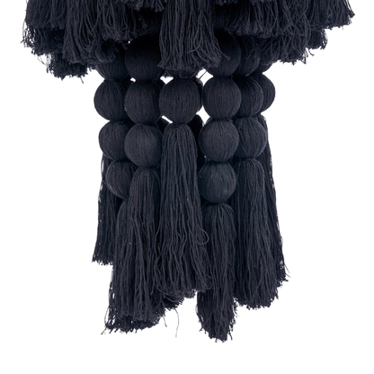 THE NOMAD COTTON CHANDELIER - Black XL