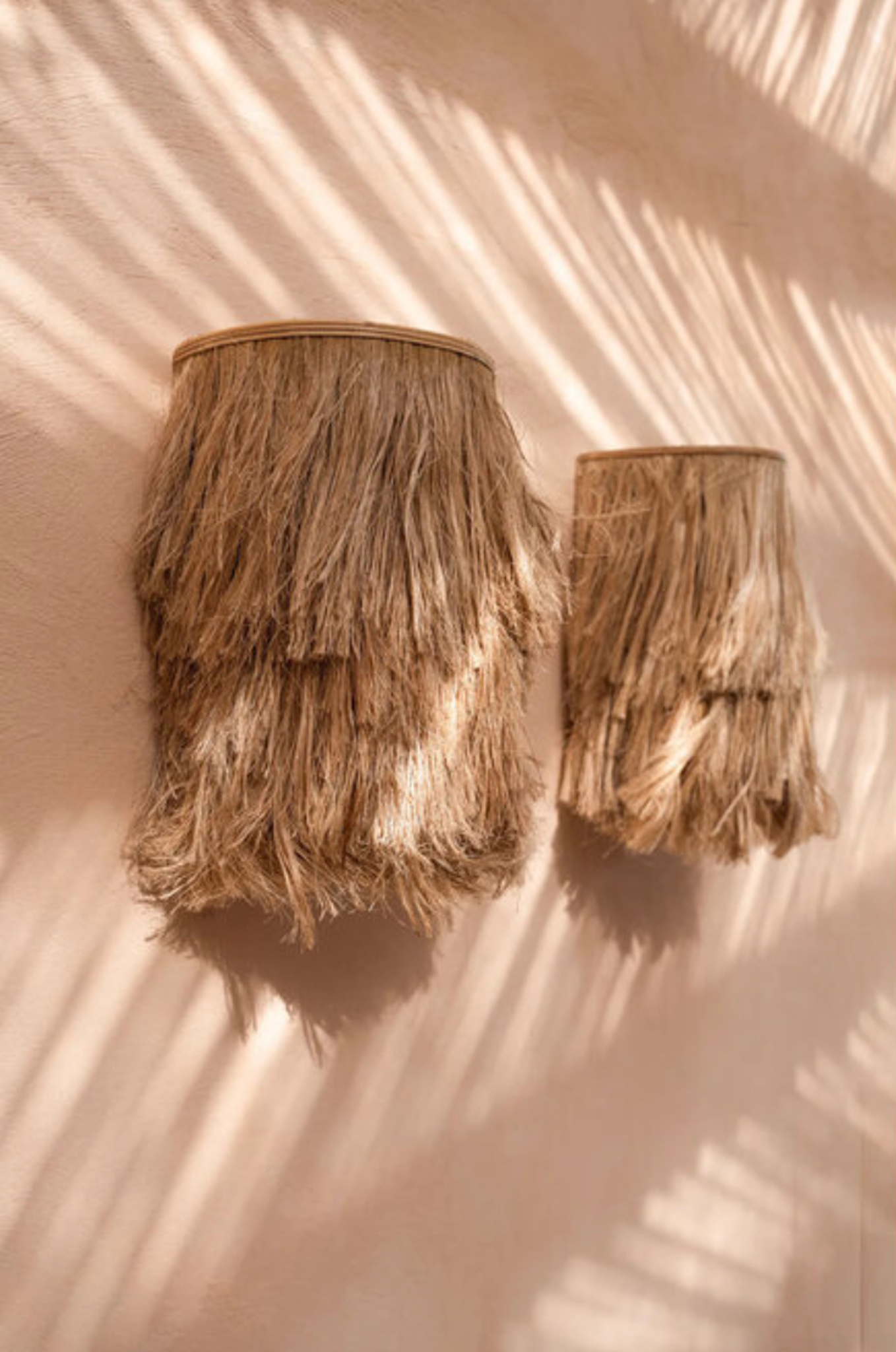 THE ABACA WALL APPLIQUE - Natural S
