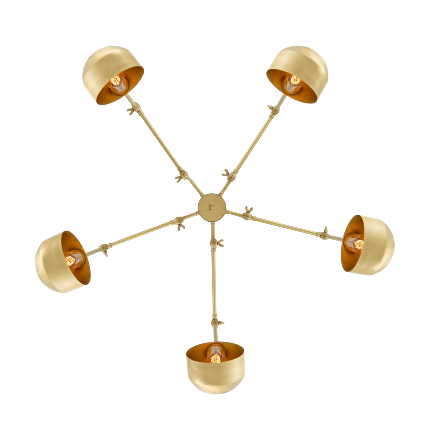 SAN JOSE - Industrial Chandelier, Five-Arm