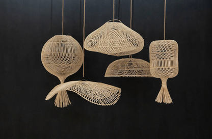 THE DUMPLING FLOOR LAMP - Pendant Natural L