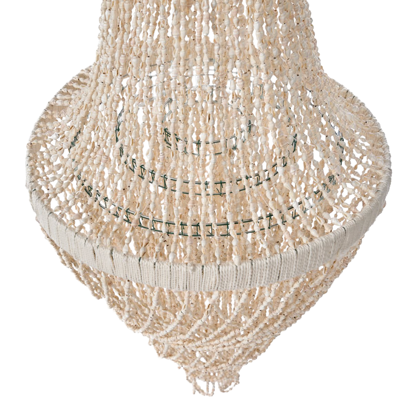 THE OCEAN TOWER SHELL CHANDELIER - Natural L