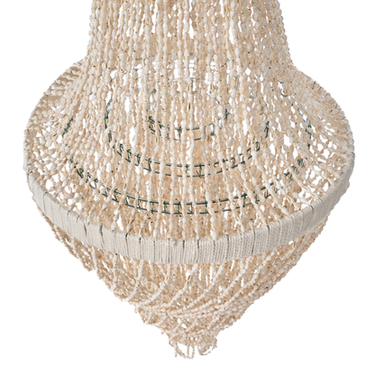 THE OCEAN TOWER SHELL CHANDELIER - Natural L