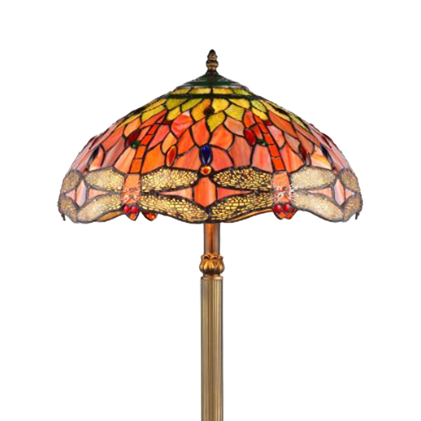 TROLLSLÄNDA HARMONI Tiffany Golvlampa. H160cm