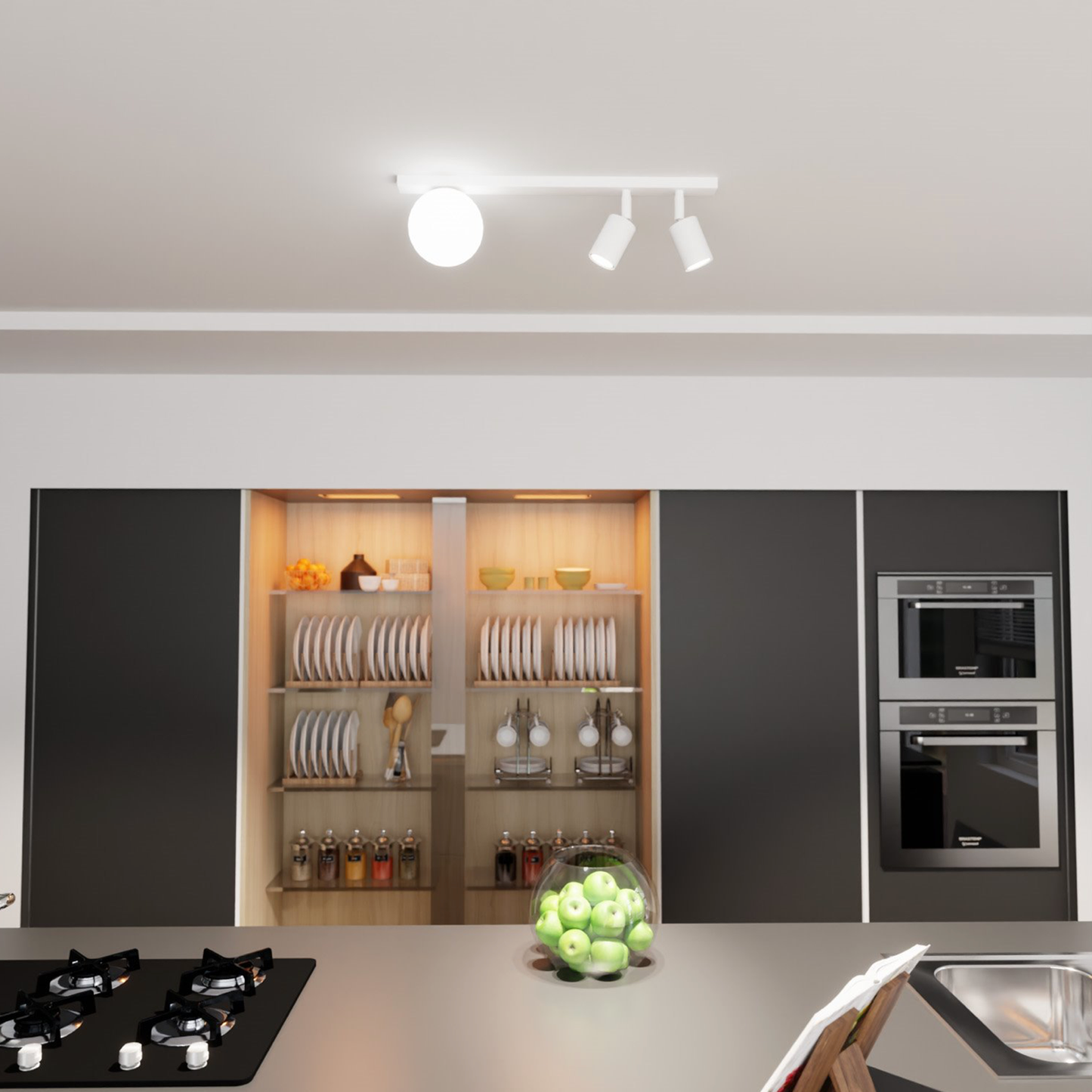 BASTER 3 - Spotlights med glob