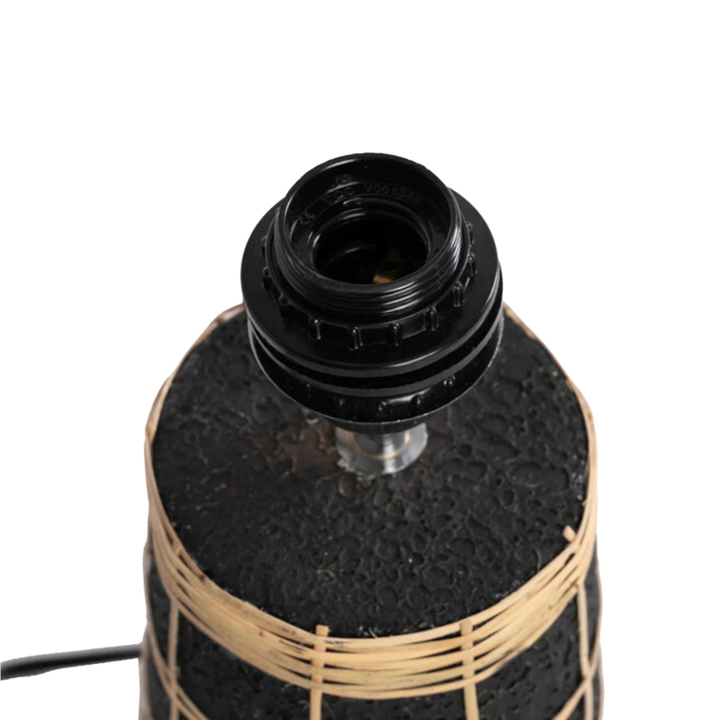 THE NAXOS TABLE LAMP - Black Natural