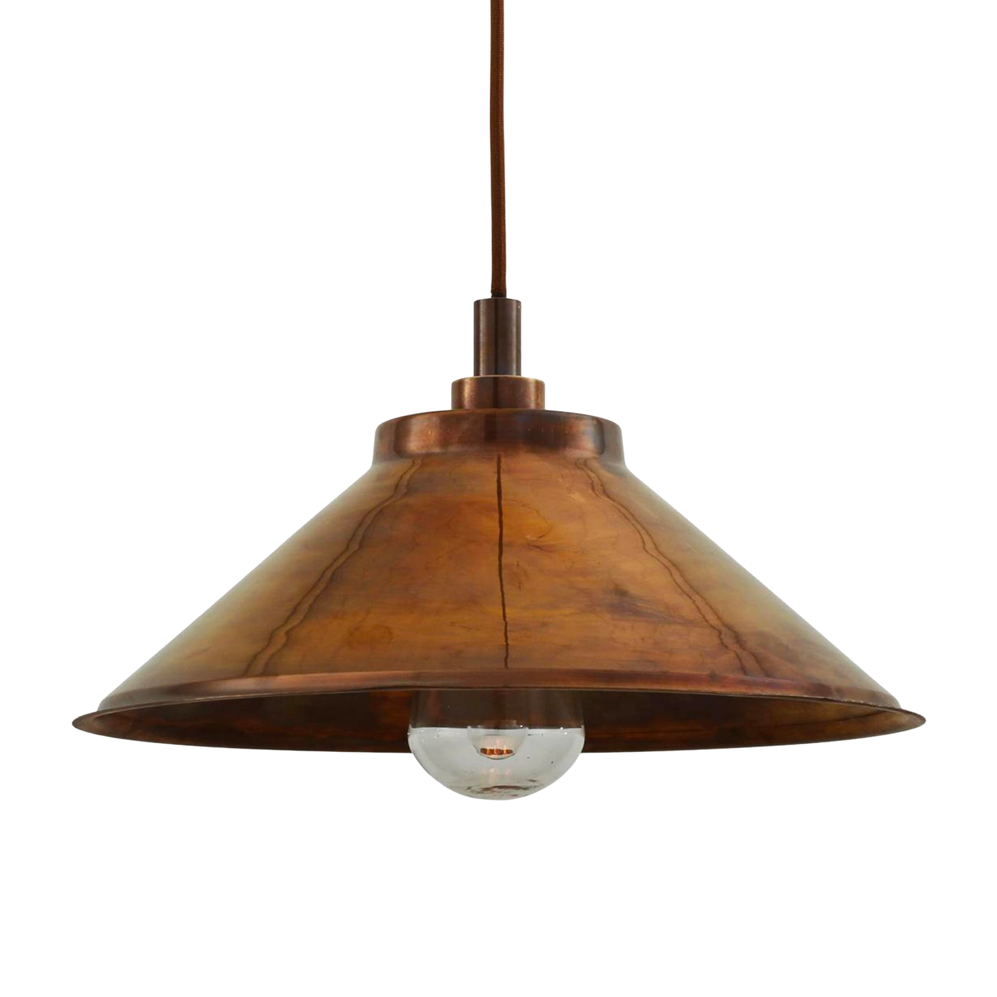 NERISSA -  Industrial Brass Pendant Light 37.5cm IP65