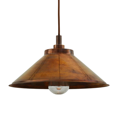NERISSA -  Industrial Brass Pendant Light 37.5cm IP65