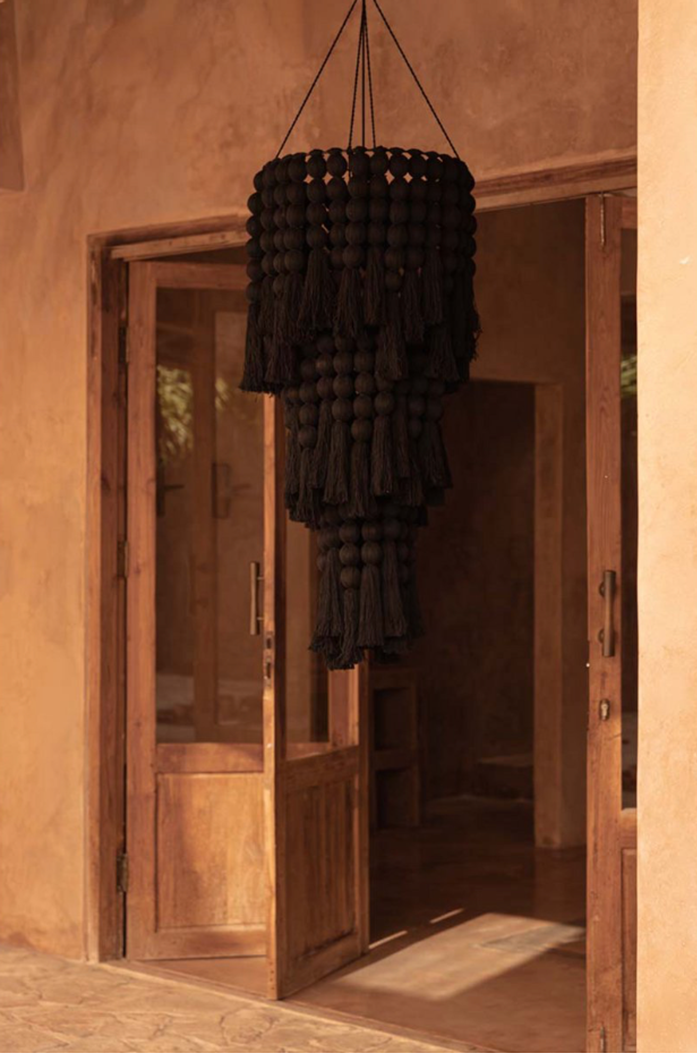THE NOMAD COTTON CHANDELIER - Black XL