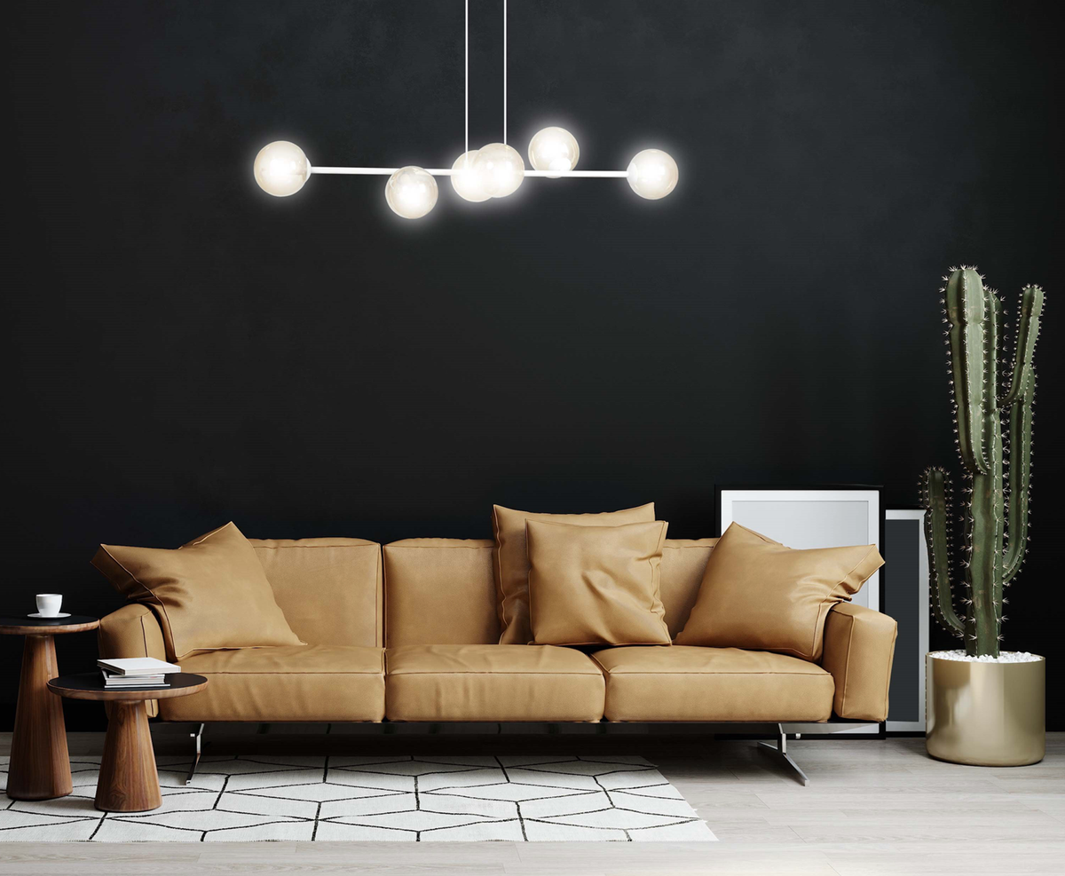 TAKLAMPA ROSSI 6 - Vit 110cm (Special Beställningsvara)