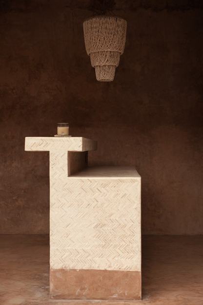THE LAGOON SHELL CHANDELIER - Natural M