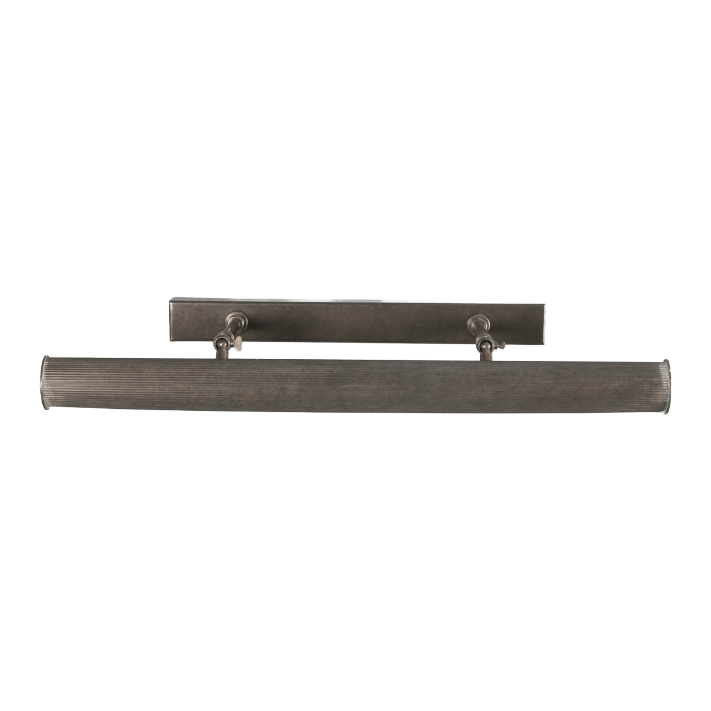 CAMBRIDGE - Adjustable Reeded Brass Picture Light 60.5cm