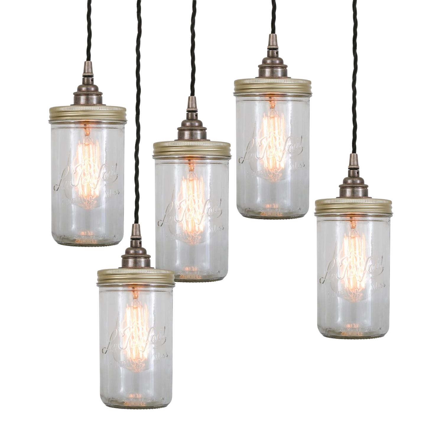 JAM JAR - Pendant Cluster, Five Light