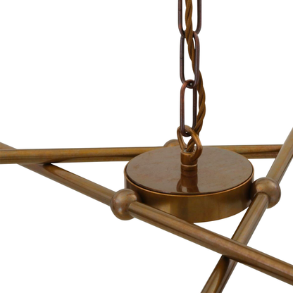 BRIDGETOWN - Six Arm Vintage Chandelier