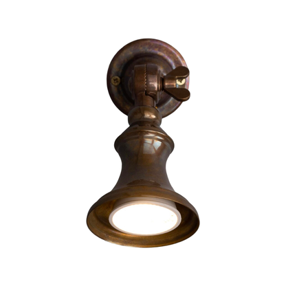 ACCRA - Traditional Small Brass Spotlight 8cm