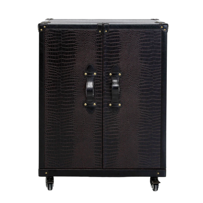 BARSKÅP KOSMOPOLIT - Svartbrun 83cm