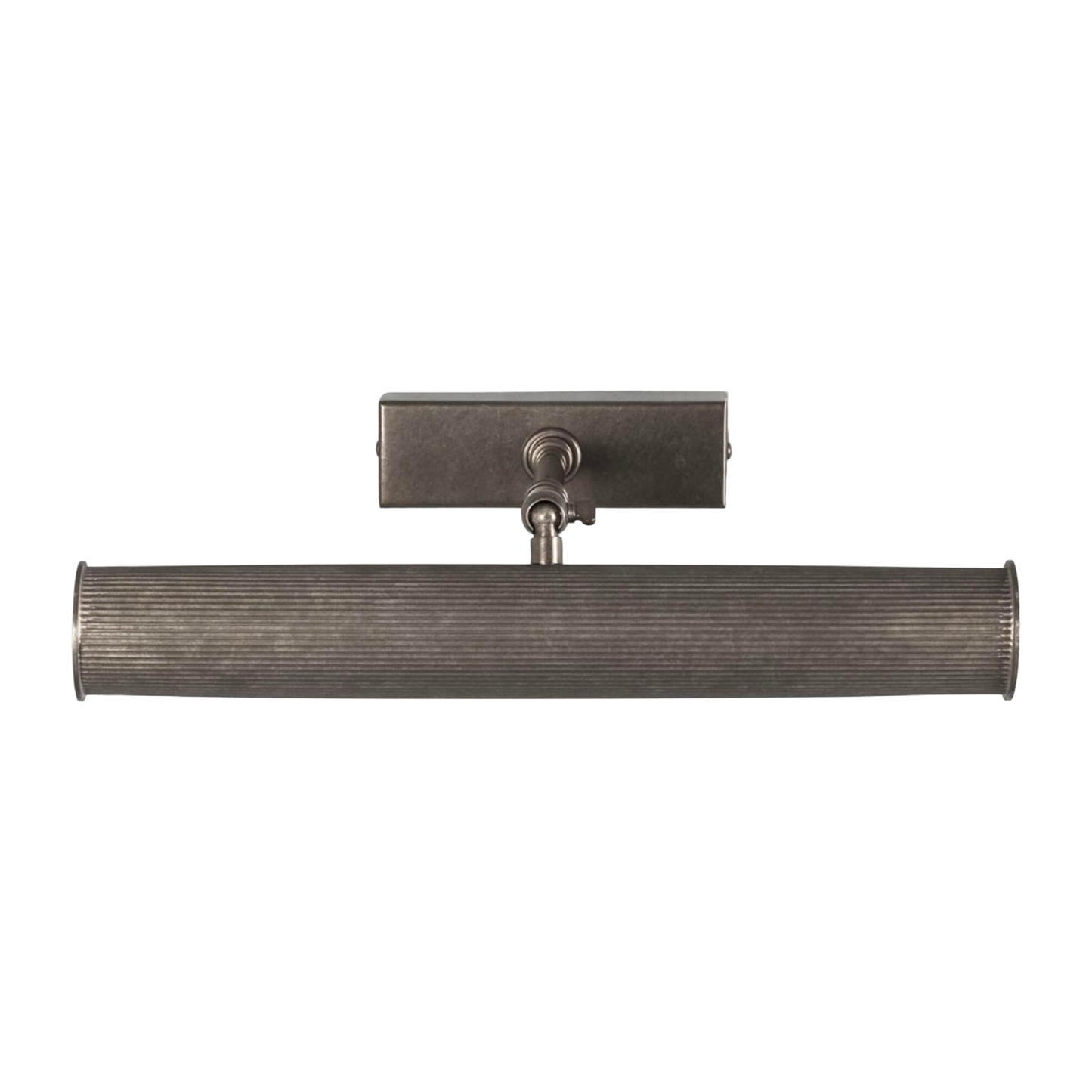 CAMBRIDGE -  Adjustable Reeded Brass Picture Light 35.5cm