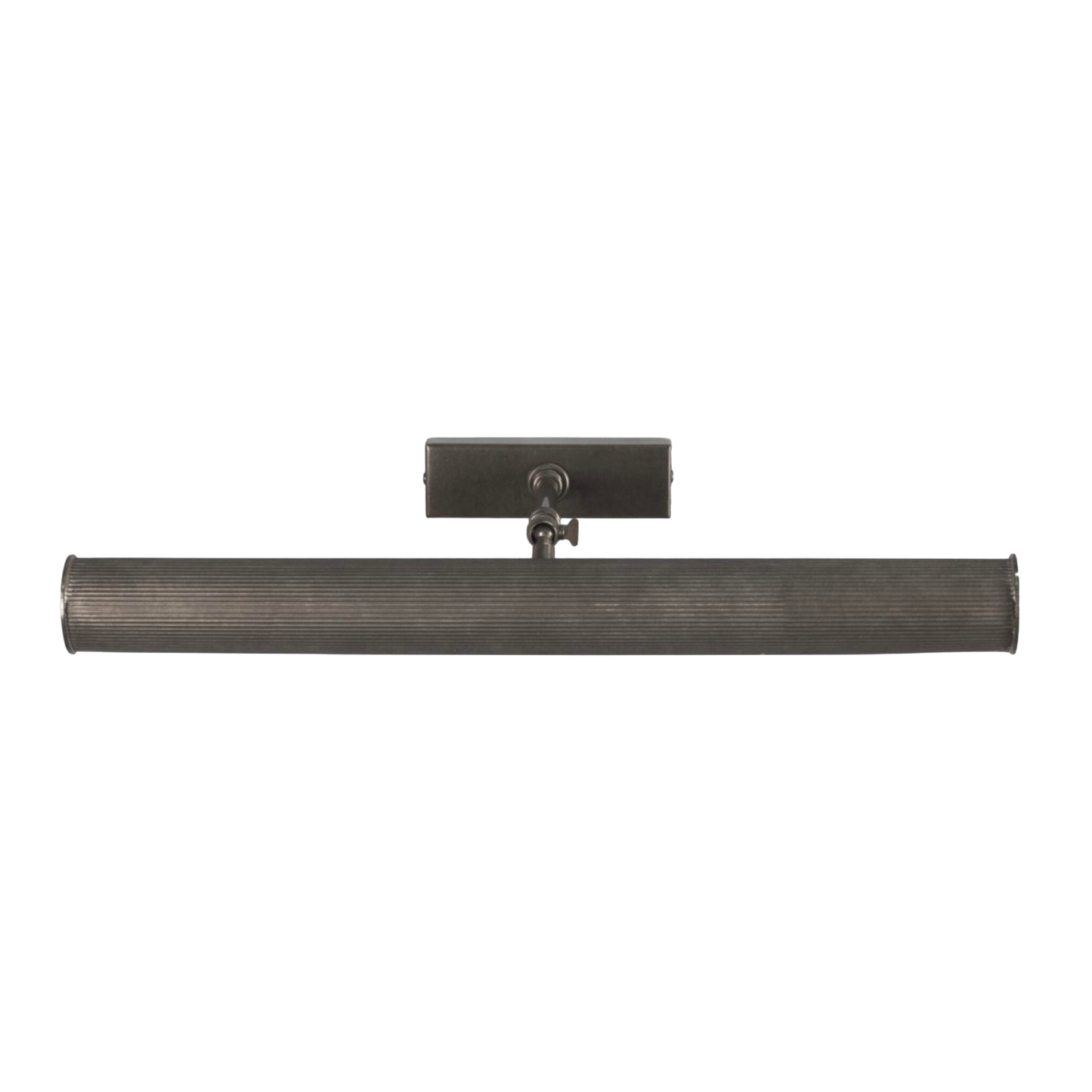 CAMBRIDGE - Adjustable Reeded Brass Picture Light 50.5cm