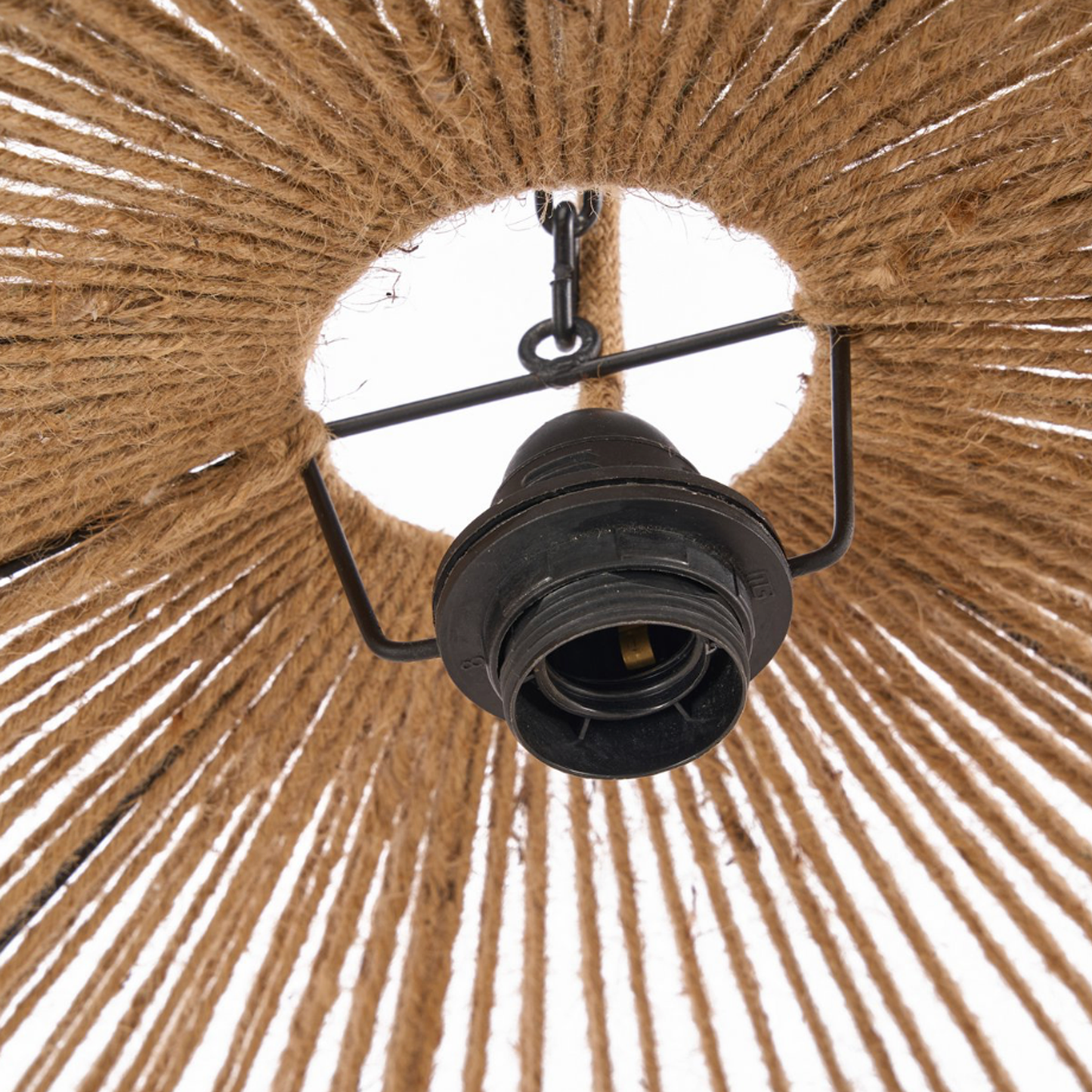 THE WOODEN BEAD CHANDELIER - Natural L