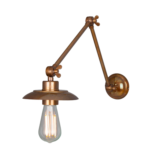 REZNOR - Vintage Adjustable Arm Bare Bulb Picture Light