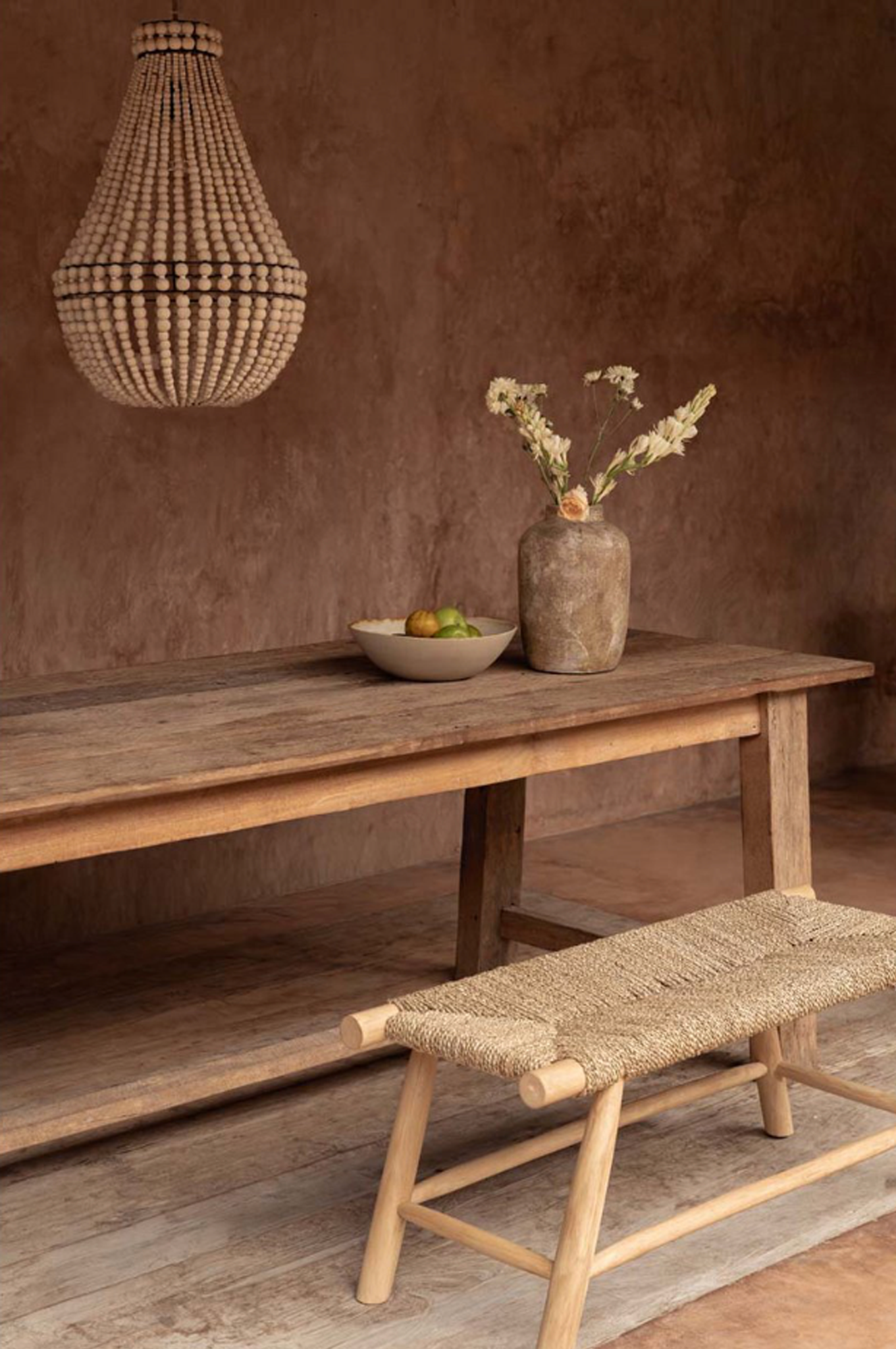 THE TEARDROP CHANDELIER - Natural M