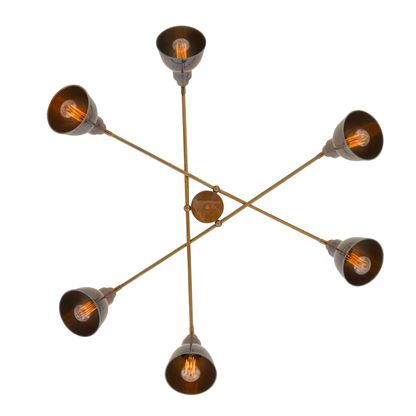 BRIDGETOWN - Six Arm Vintage Chandelier