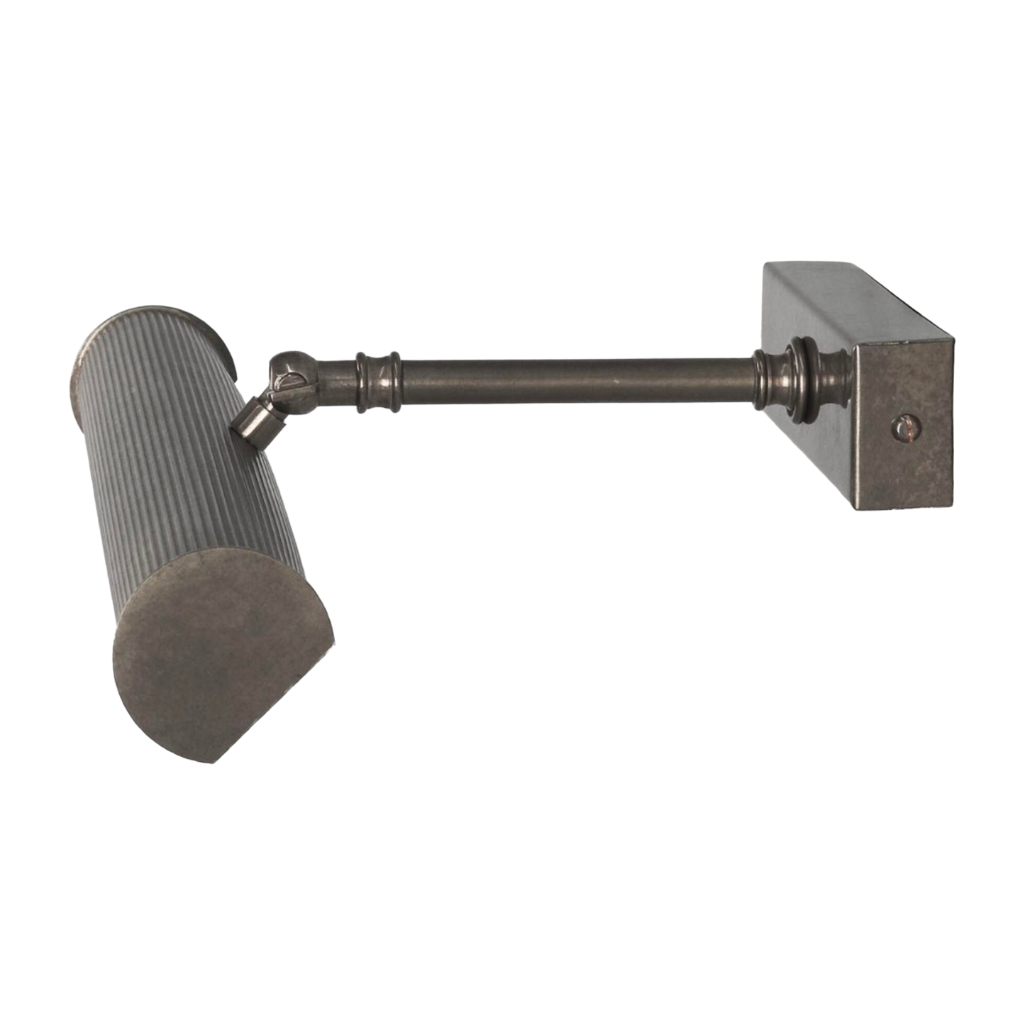 CAMBRIDGE -  Adjustable Reeded Brass Picture Light 35.5cm