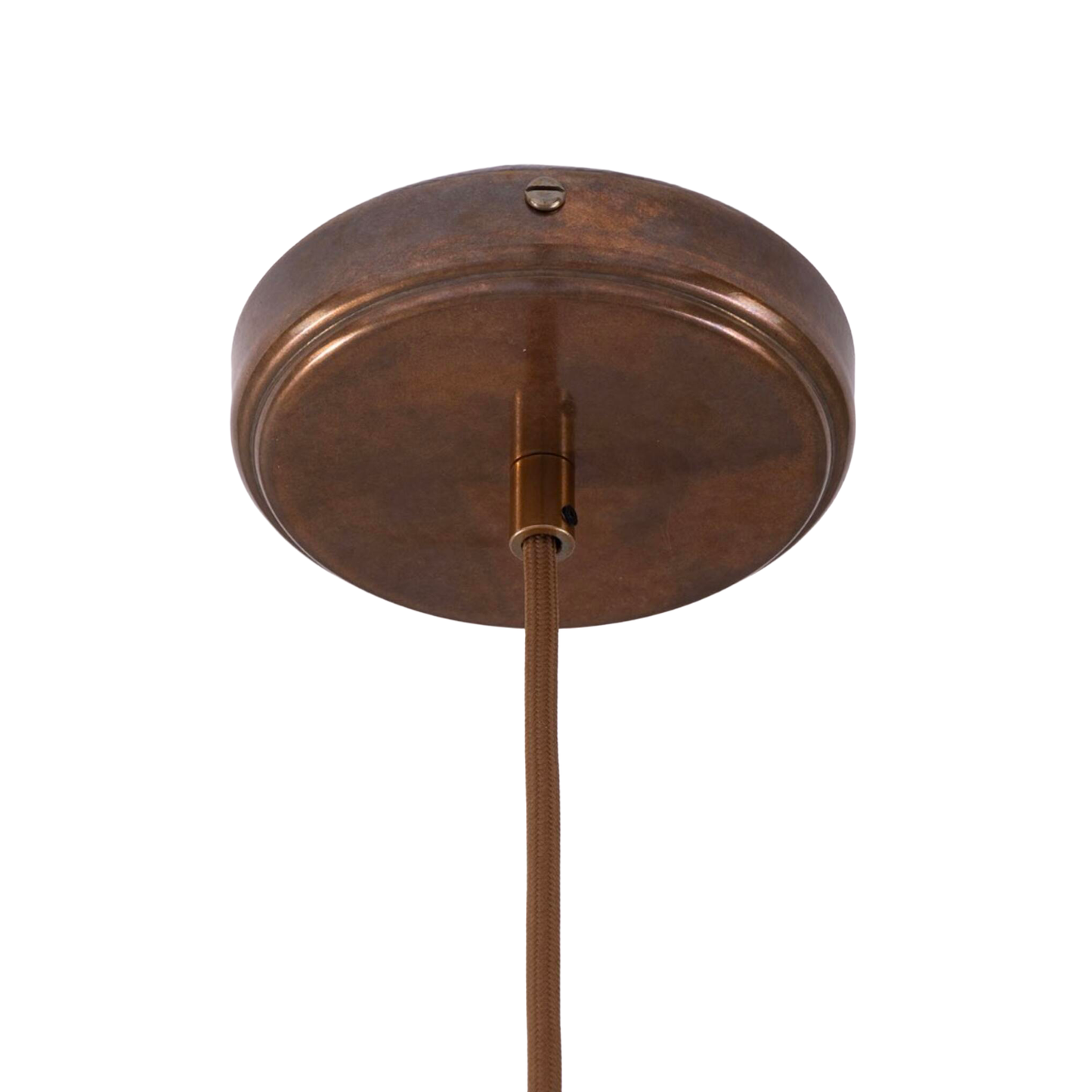 FLORENCE - Brass and Glass Globe Pendant Light