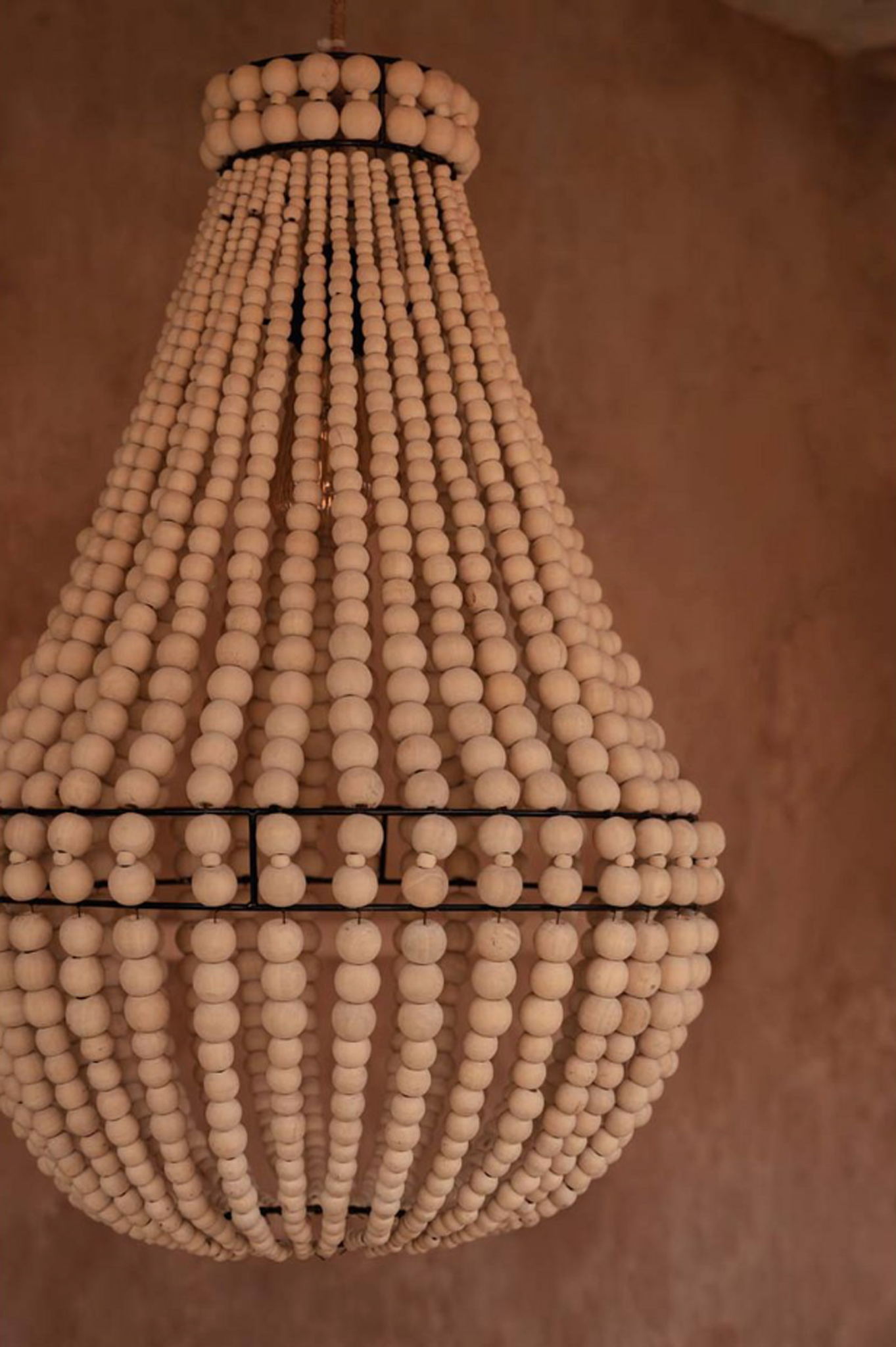 THE TEARDROP CHANDELIER - Natural M