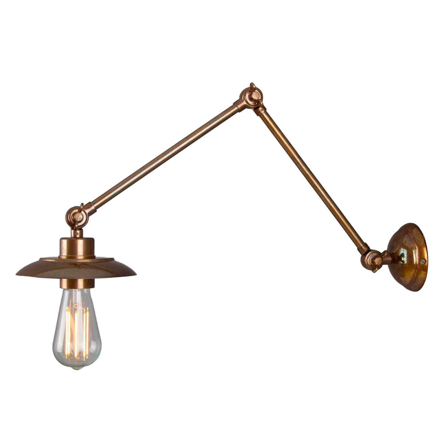 REZNOR - Vintage Adjustable Arm Bare Bulb Picture Light