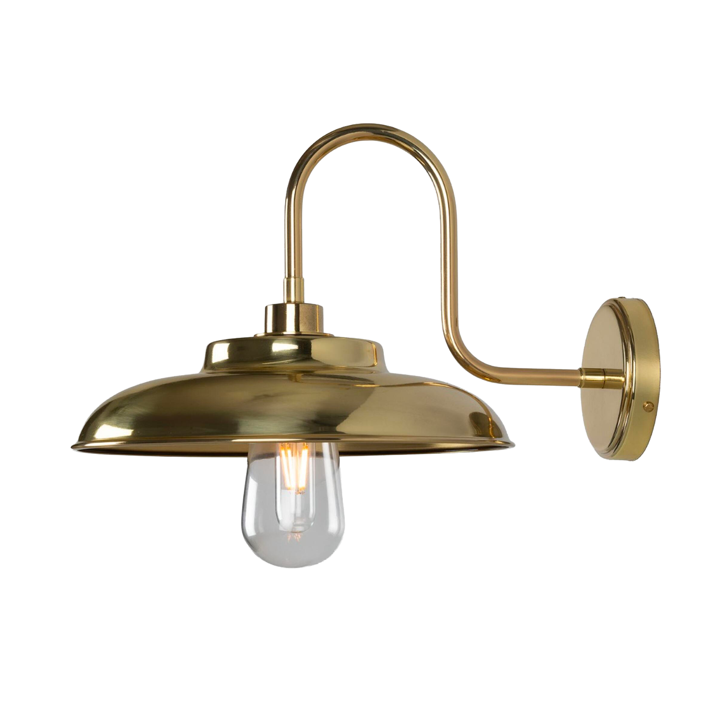 DARYA - Swan Neck Bathroom Wall Light 32cm IP65