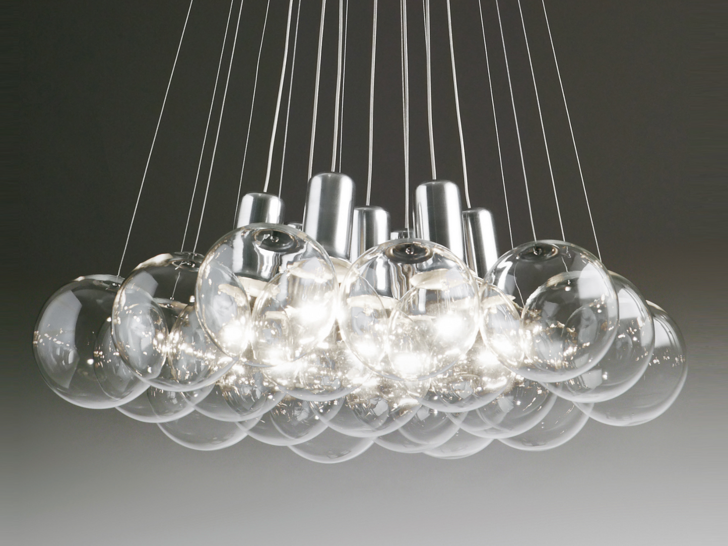 SPHERE - Taklampa 19 LED – Fyrkantig takplatta, 85 höjd.