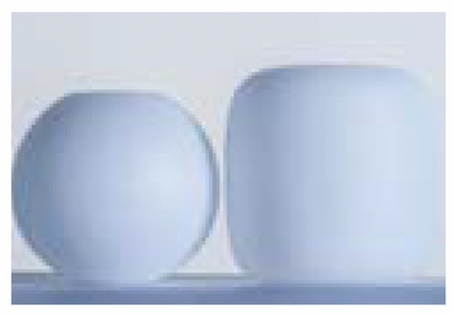 DIVA 18 Taklampa - Runda mattvita glas