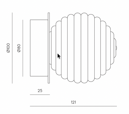 DOUL - Taklampa IP44