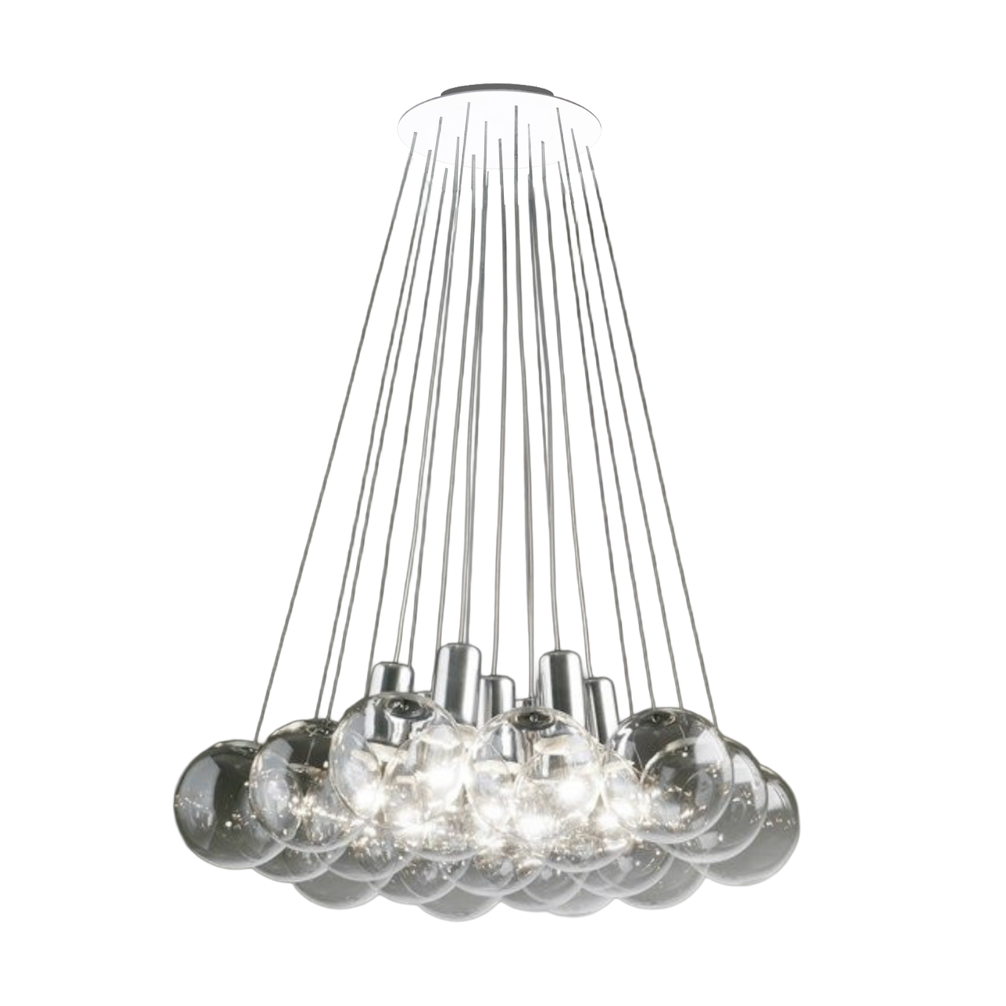 SPHERE - Taklampa 19 LED – Rund takplatta, 65 höjd.