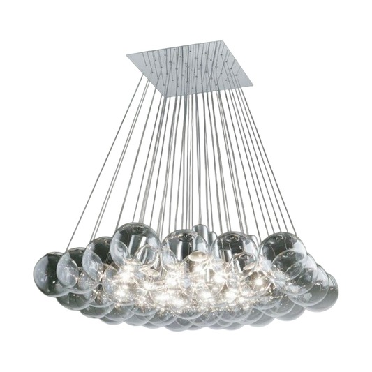 SPHERE - Taklampa 37 LED – Fyrkantig takplatta, 65 höjd.
