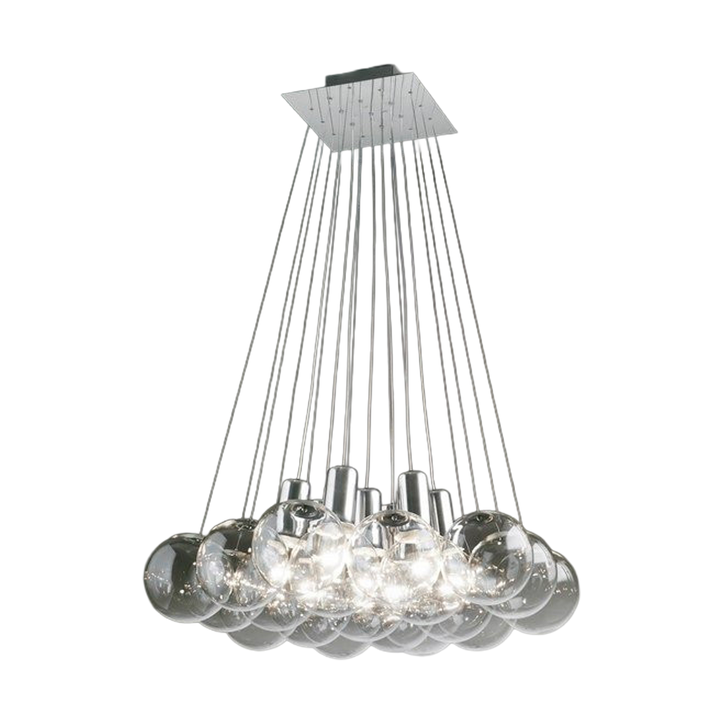 SPHERE - Taklampa 19 LED – Fyrkantig takplatta, 85 höjd.
