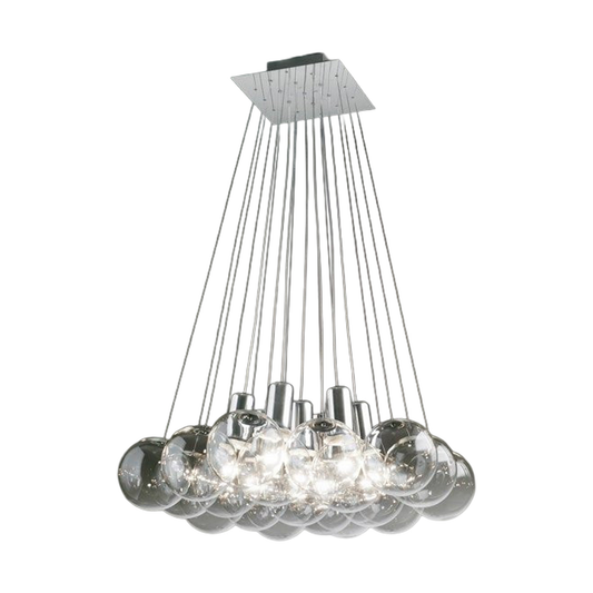 SPHERE - Taklampa 19 LED – Fyrkantig takplatta, 65 höjd.
