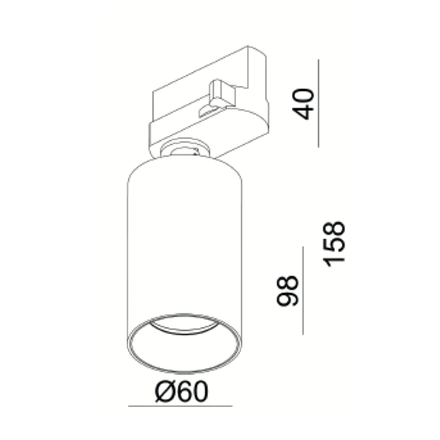 Designline GLOBAL TUBE PRO Spot (3-Fas)