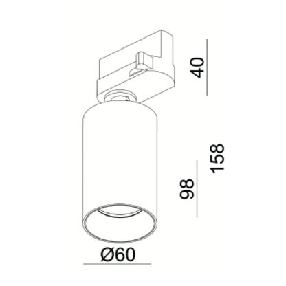 Designline GLOBAL TUBE PRO Spot (3-Fas)