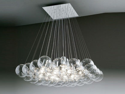 SPHERE - Taklampa 37 LED – Fyrkantig takplatta, 85 höjd.
